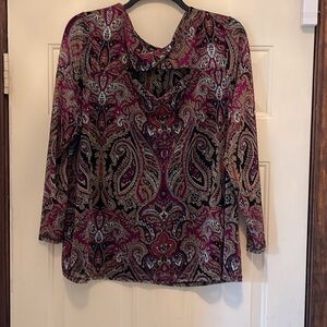 INC Long Sleeve Blouse